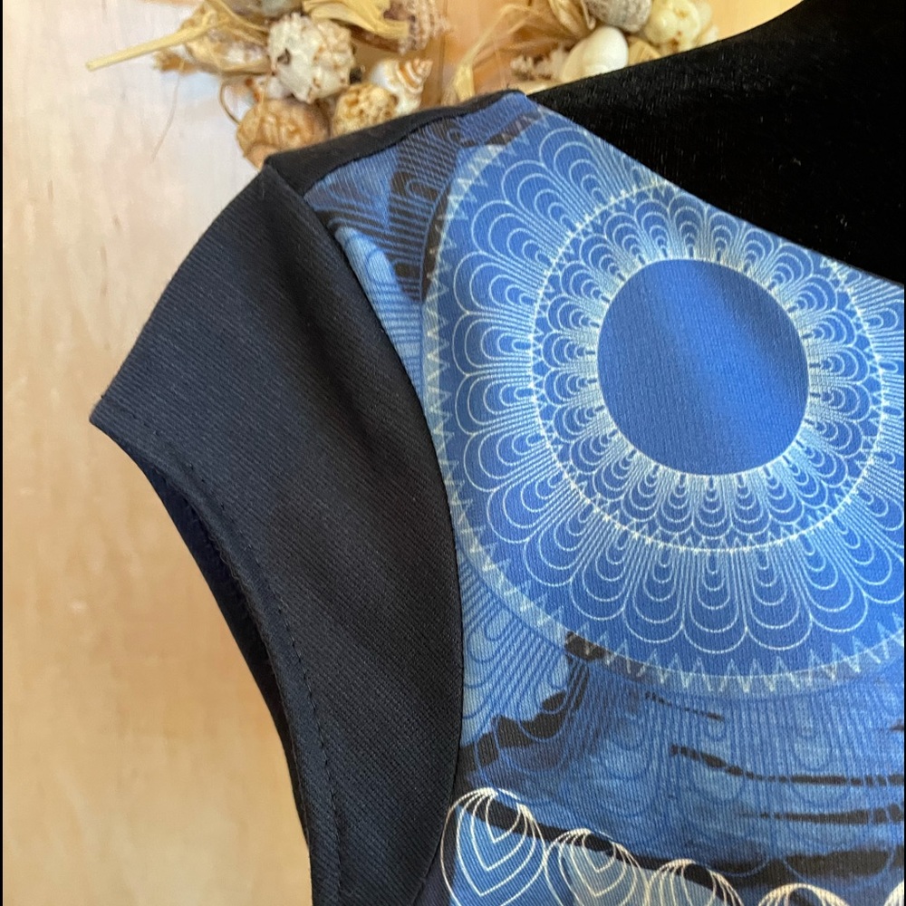 Desigual Capsleeve fitted dress